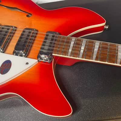 NEW! Rickenbacker 1993 Plus Semi-Hollowbody Electric Guitar - Fireglo - Authorized Dealer - In-Stock! 8.35lbs - G07075 image 2