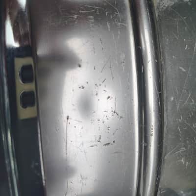 Ludwig No. 404 Acrolite 5x14" 8-Lug Aluminum Snare Drum with Keystone Badge 1963 - 1969 - Matte Aluminum image 6