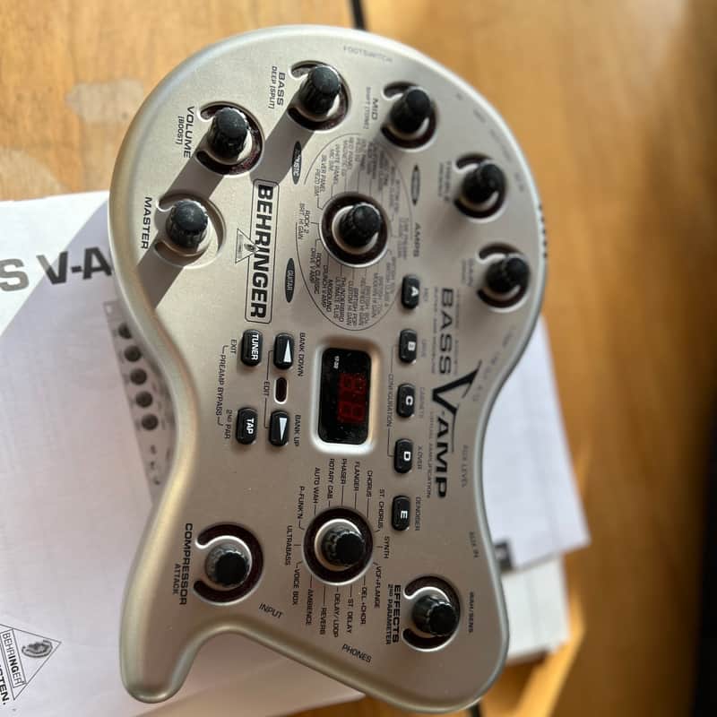 Behringer Bass V-Amp Multi-Effect and Amp Modeler 2000s - Silver image 1