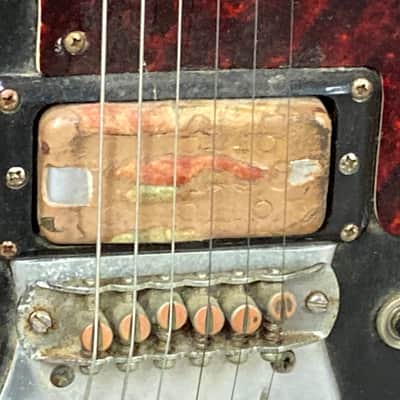 Mosrite Brass Rail The New 1976 Model Bicentennial Deluxe Black #17 Crazy Rare - Project Guitar image 12