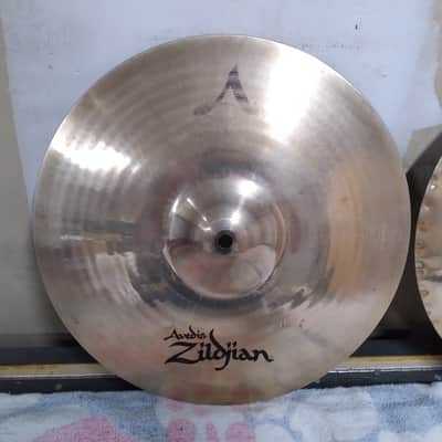 Zildjian 14" A Custom Mastersound Hi-Hat Cymbals (Pair) 1999 - Present - Brilliant image 5