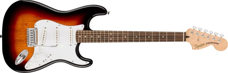 Fender Squier Affinity Stratocaster Laurel Fingerboard 3-Color Sunburst image 1