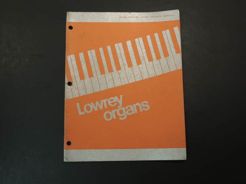 Lowrey Models LC-98 / LC-98K Service Manual