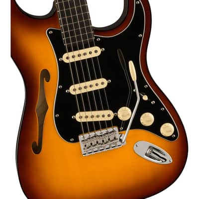 Fender Limited Edition Suona Stratocaster Thinline - Violin Burst - Mint, Open Box image 3