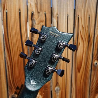 ESP E-II ECLIPSE DB GRANITE SPARKLE Left Handed 6-String Electric Guitar w/ Case (2024) image 4