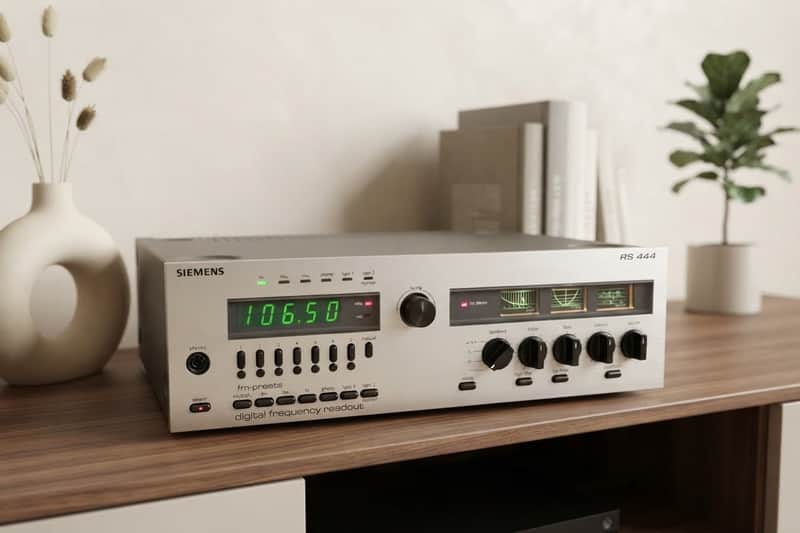 Siemens RS-444 Rare Vintage Stereo Receiver Tested Hi-Fi Analog Warranty