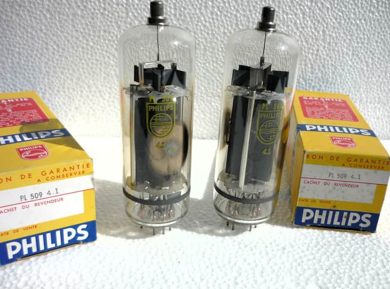 1 x PL509 / 40KG6 tube Philips, Made in Holland 1970, New, Tested image 1