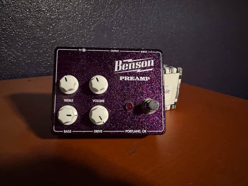 Benson Amps Preamp Pedal - Purple Sparkle image 1