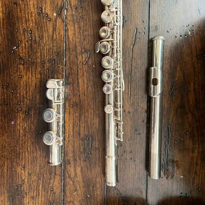 Yamaha YFL-200AD Advantage student flute 2004-2016 - Silver plated image 9