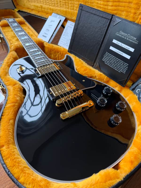 2026 Gibson Custom Shop Les Paul Custom - Ebony Black image 1
