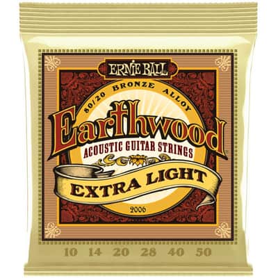 ERNIE BALL 2006 Earthwood Bronze Extra Light 10-50 Saiten für Akustikgitarre image 1
