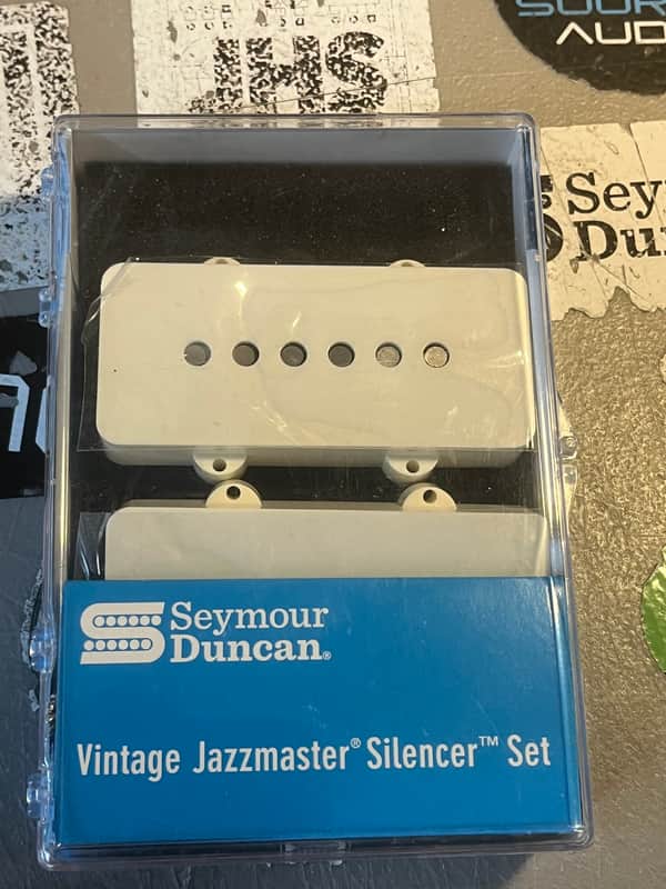 Pre Owned Seymour Duncan Jazzmaster Silencer Vintage - Parchment Pickup SET image 1