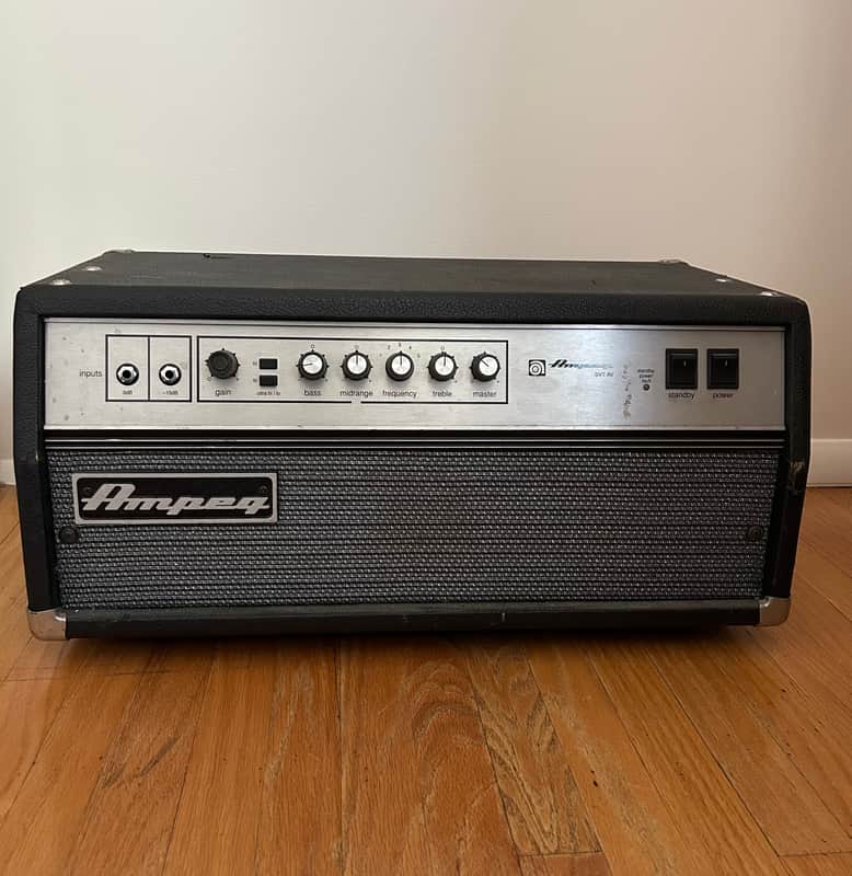 Ampeg SVT-AV 50th Anniversary 300-Watt Bass Amp Head 1999 - 2006 - Black image 1