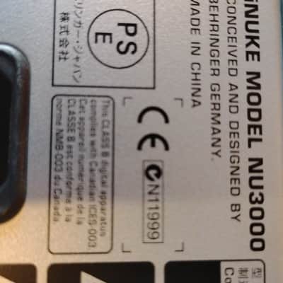 Behringer iNUKE NU3000 3000-Watt Power Amplifier 2010s - Standard image 6