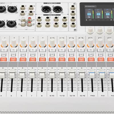 Yamaha MGX16V 22-Channel Digital Mixer & Dual USB-C Audio/Video Interface, White image 2