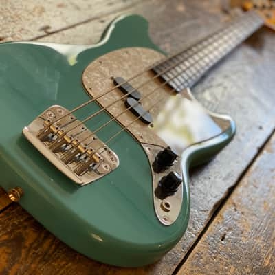 Fender Japan Rare 2002 Mustang Bass CIJ California Blue Finish image 3