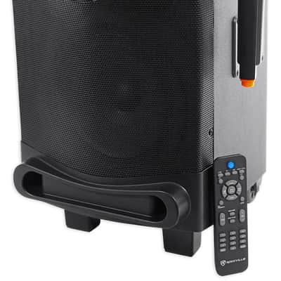 Rockville ROCKnGo 8" Rechargeable Home Theater Bluetooth Speaker+Wireless Mic image 1