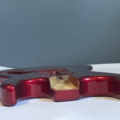 1984 Kramer USA Pacer Deluxe C Series Plate Candy Apple Red Guitar Body Floyd Ready image 22