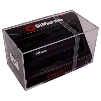DiMarzio The Chopper, Rail Hum Canceling Strat Humbucker - Black image 1