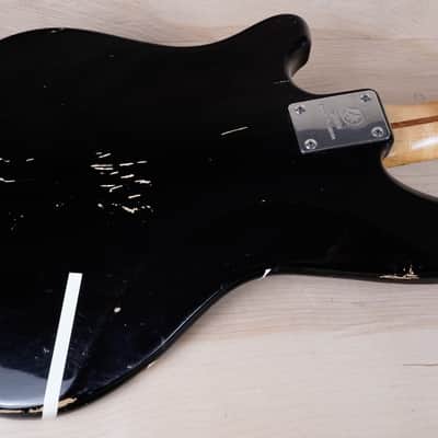 Yamaha Super Bass SB-500 1970s Black Converted to Fretless Made in Japan MIJ w/ Bag image 16
