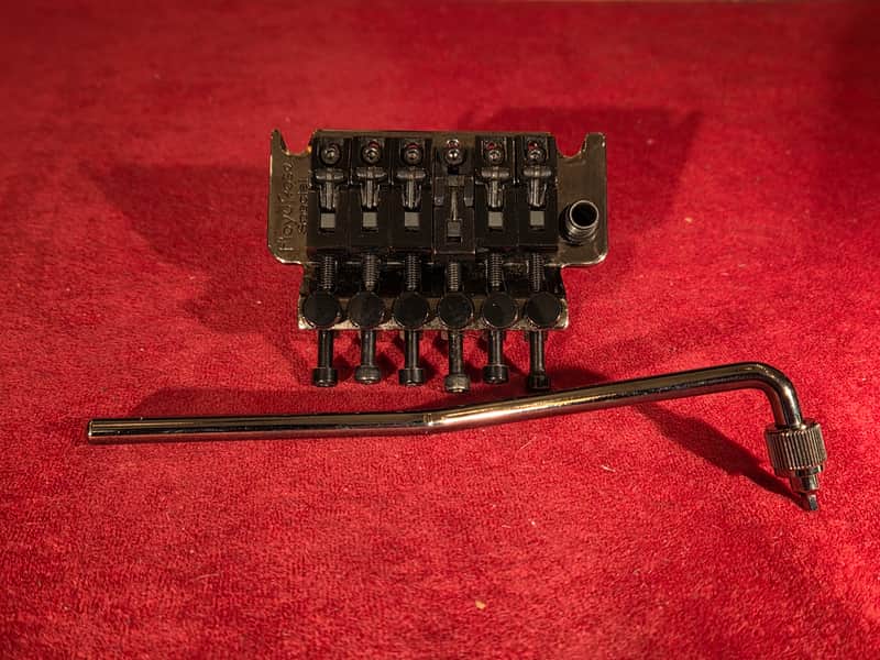 Floyd Rose Special Tremolo Bridge Dark Gray Chrome image 1