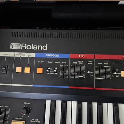 Roland Juno-60 61-Key Polyphonic Synthesizer 1982 - 1984 - Black image 4