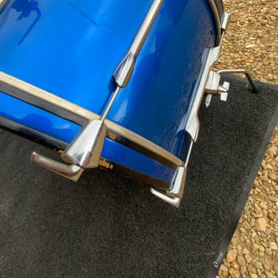 Premier Baron drum kit 1970s - Polychromatic Blue image 16