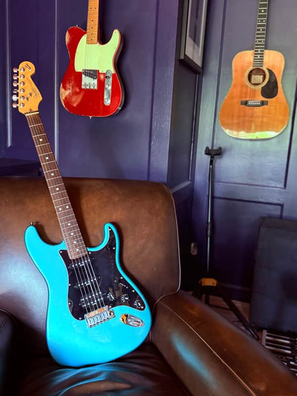 Fender 40th Anniversary American Standard Stratocaster with Maple Fretboard 1994 - Caribbean Mist image 1