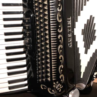 Curtini Accordion 120 Bass Italy - black image 15