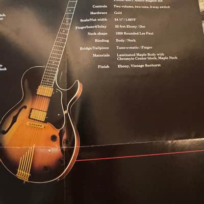 Gibson B.B. King Poster 1993 ES-135 Lucille Herb Ellis 335 165 Howard Roberts fusion II image 5