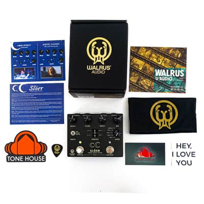 Walrus Audio Sloer Stereo Ambient Reverb Effect Pedal – Black (New) image 2