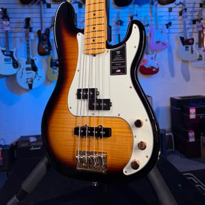 Fender 75th Anniversary American Professional II PJ Precision Bass 2026 - 2-Color Sunburst w/ Case, Free Plek 313 image 10