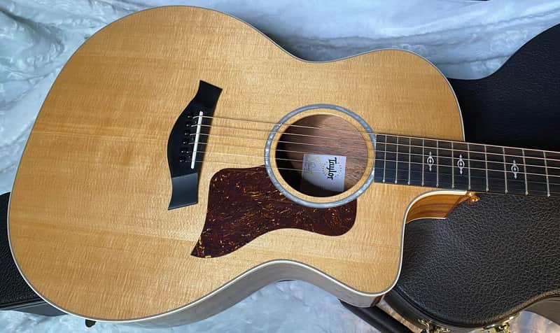 Taylor 214ce-K DLX Koa Grand Auditorium Acoustic-Electric Guitar Natural Finish - 4.8lbs - Authorized Dealer - G06047 image 1