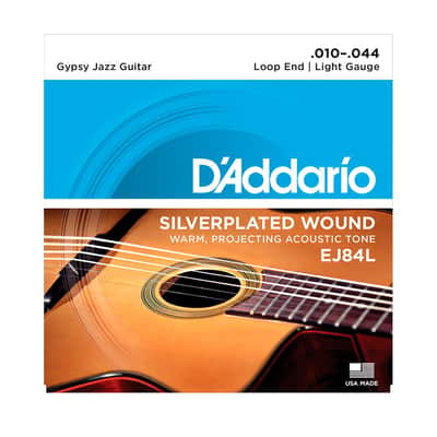 EJ84L Gypsy Jazz Loop End Light 10-44 D'Addario image 1