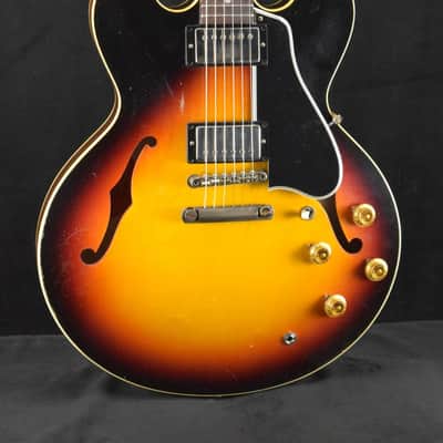 Gibson Murphy Lab 1958 ES-335 Reissue Tri-Burst Light Aged image 1