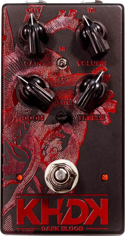 KHDK Kirk Hammett Signature Dark Blood Distortion Effects Pedal image 1