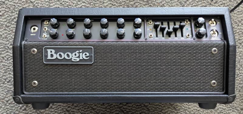 Mesa/Boogie Mark Five 35, 35-watt Tube Amplifier Head - Black w/cover & Pedal image 1