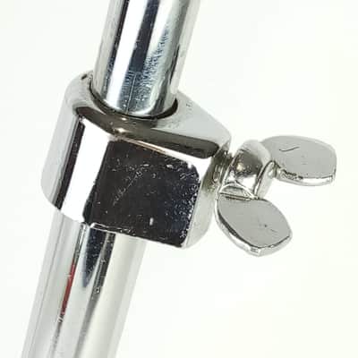 *Ludwig Flat-Base 1400 Model Cymbal Stand Vintage Early 60s Chrome Flush Classic image 4