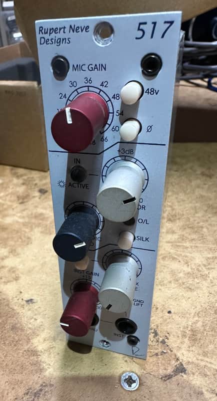 Rupert Neve Designs 517 Mic Pre Module w/Compressor & Silk - | Reverb