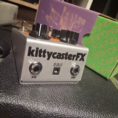 kittycasterFX Tremdriver Preamp / Harmonic Tremolo 2022 - Present - Silver / Orange image 3