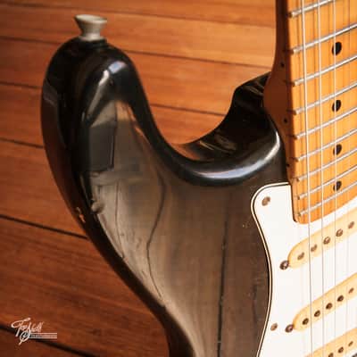 Fender Stratocaster Hardtail Black 1974 image 13