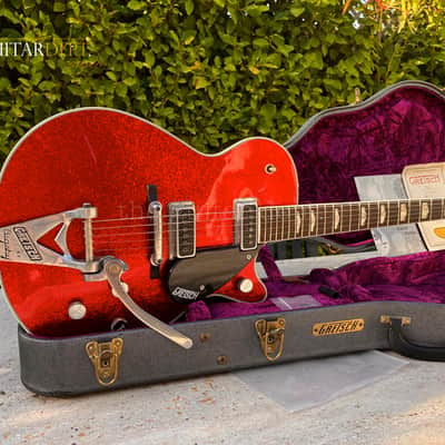 ♚MINT♚ 2012 Gretsch CUSTOM SHOP G-6128 MASTERBUILT JET Stephen Stern♚RED SPARKLE♚Dynasonics !♚OHSC♚8 LBS♚COA image 2