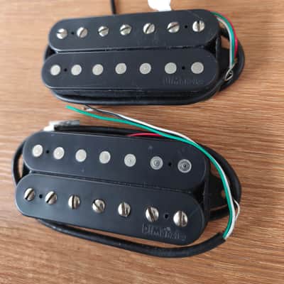 DiMarzio DP759 & IH759 PAF 7 String Set Black image 2