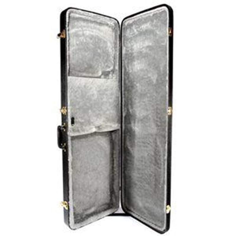 Boblen REB - Electric Bass Guitar Rectangular Deluxe Case, Black- Yorkville YBC4H-RECT image 1