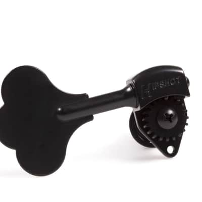 Hipshot Ultralite LIC Tuner HB6C 3/8 Black - 4 Inline Lefty/Treble Set
