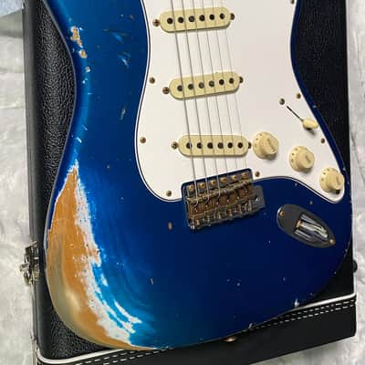 NEW! Fender Custom Shop Special Run '69 Stratocaster Heavy Relic - Handwound P/U's - Aged Aquamarine Metallic - Reverse Headstock - 8lbs - Authorized Dealer - One OFF! SUPER RARE! G07466 image 7