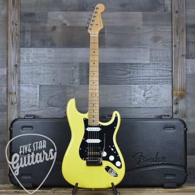 Mint Fender Limited Edition American Ultra II Stratocaster HSS - Graffiti Yellow with Hardshell Case image 14