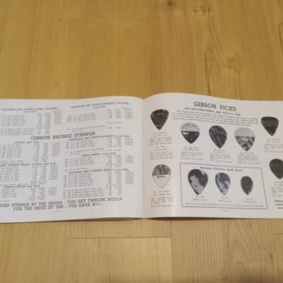 Vintage 1937 Gibson Full-Line Catalog X! Extremely Rare, Original Case Candy, Paperwork! image 16