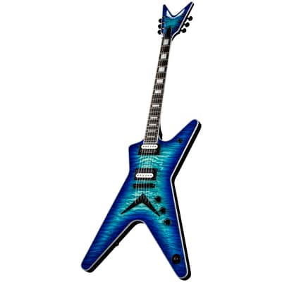 Dean ML Select Quilt Top Electric Guitar, Ocean Burst, Bundle image 3