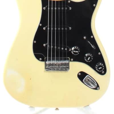 Fender Stratocaster Hardtail 3 Bolt Neck 1977 - Olympic White image 4
